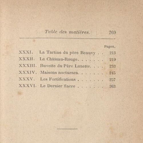 16.5 x 11 cm; 2 s.p. + XIII p. + 269 p. + 9 s.p., l. 1 bookplate CPC on recto, p. [I] half-title page, p. [II] previous and u